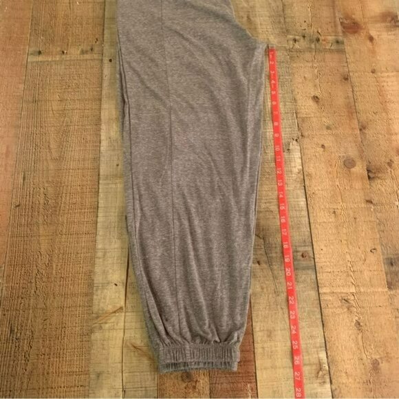 Soluna swim womens gray jogger pants with smocked waistband -M - Picture 4 of 10